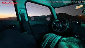 Petite Whore Flashes Tits And Rides Cowgirl In Public Outdoor Sex With Cum In Mouth During Couple Roleplay