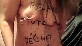 European Milf Slave Endures Bondage Spanking And Wax Play In Exhibitionist Session