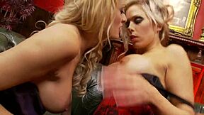 chelsea chloe and jamie stuff their pussies with dildos! in victorian lingerie!