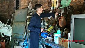 He said, 'Need roadside help?' Then we went bareback in bed