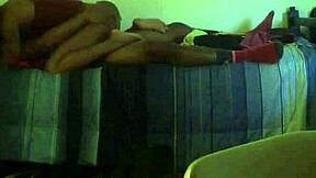 Ebony Rides Big Black Cock In Dorm