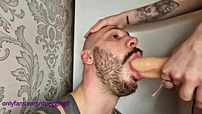 I Destroyed His Throat With Huge Strapon