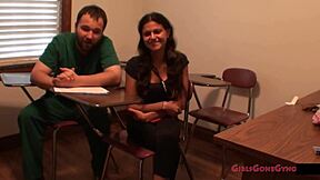 tampa university entrance physical hints at petite latina yesenia sparkles in shower backstage