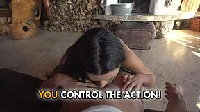 In this interactive pov, ENGLISH TEACHER guides mature milf through hardcore anal sex as teen watches.