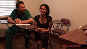 tampa university entrance physical hints at petite latina yesenia sparkles in shower backstage