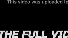 The fit goth blonde model bends over for deep interracial blowjob