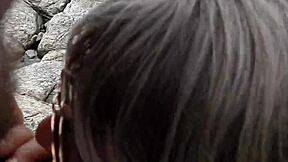 Having fun on the beach in a public setting