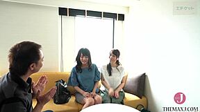 Manami Dacchu-No Nakadashi In A Threesome With Older Men Store Clerk Picked Up In Shibuya Has A Squirting Flood Alarm - Intro