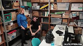 female lp officer pussy feed the male suspect