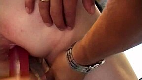 Excited Old Italian Lady Plays With Cock And Toys