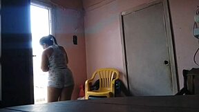 Morena Latina seduces padrastro with huge ass