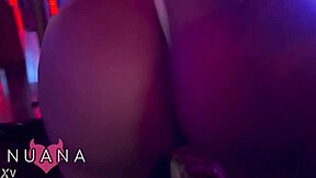 Fat Ass Dancing Striptease Clothes Ripped Tattoo!