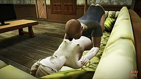 Stepmother Sleeps While Horny Stepson Approaches In Happy Sims Ep 1