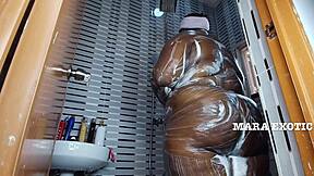 shower time with fat onion booty milf, full vid on red - mara exotic