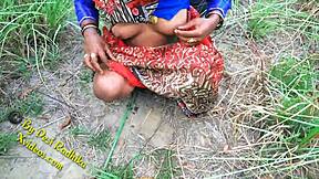 Indian Couple Has Sex In Jungle Forest Outdoor Ranch