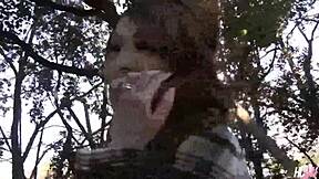 Rino Mizusawa's Hairy Pussy Gets Creampied Impregnation.