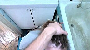 Morning Bathroom Fuck Destroys Her Wet Pussy