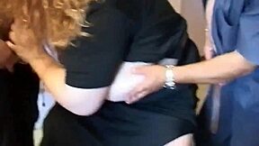 Excited Old Italian Lady Plays With Cock And Toys