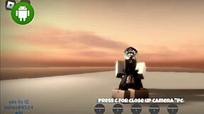 Roblox whore shows off her big ass in hardcore sex scenes with multiple partners