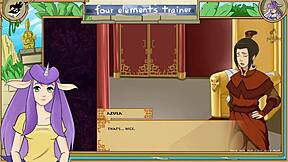 Avatar Four Elements Trainer Part 48: Licking Azula's Pussy