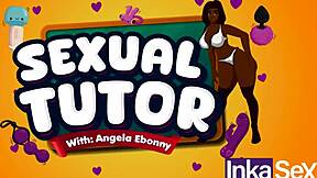 Teacher Angela's passionate encounter with student and stepfather