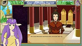 Avatar Four Elements Trainer Part 48: Licking Azula's Pussy