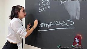 Latina Teen Slut Tests Toys In Classroom Humiliation Masturbation