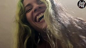 My Colleague Visits After Pool, Waiting with Dick Out for Handjob