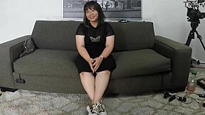 Thick Asian Whore Takes Cock In Both Holes During Casting
