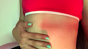 Watch this latina teen gamer girl finger her pussy in the dorm?