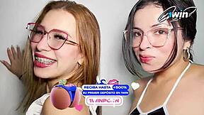 Katty Blake and Colombian Maids Fuck Hotel Client with Monster Cock in Roleplay