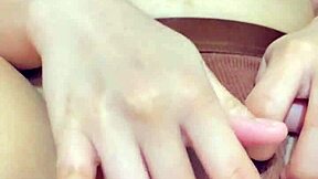 Homemade video of curvy asian stepdaughter masturbating to orgasm