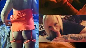 Big ass blonde step sister compilation contrasts wet pussy scenes