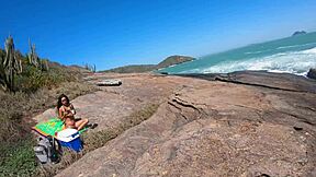 Teen Pees And Fucks On Beach