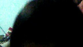 She sucks that fat black cock while boyfriend watches!