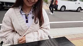 part1 minimum huge tits girl dumps boyfriend for senior's sex, feeling guilty but loving the caresses, answering his call quietly while continuing, deciding to break up and allow raw creampie