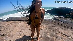 Teen Pees And Fucks On Beach