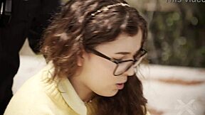 i give blowjob to my officer step-daddy leana lovings at work