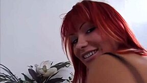 Redhead Katja Kassin with Huge Ass and Natural Tits Blows Deep