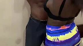 teasing electrician while he fixes light, what happens next?