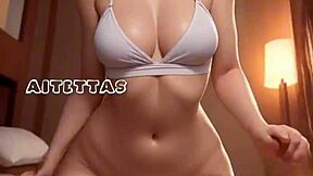 Beautiful AI Girl Loses Virginity to Artificial Boyfriend