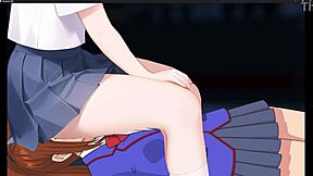 Femuzero Green Haired Girl Facesitting Her Submissive Partner