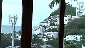 i secretly record my stepmother's big ass flashing on the beach after taboo fuck