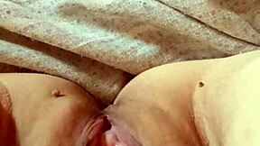 Milf reveals tight pussy or hides it teasingly