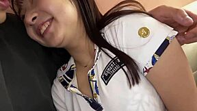 part1 minimum huge tits girl dumps boyfriend for senior's sex, feeling guilty but loving the caresses, answering his call quietly while continuing, deciding to break up and allow raw creampie