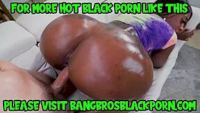 Busty Black Babe Intensely Banged By Monster Cock