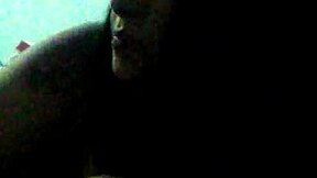 She sucks that fat black cock while boyfriend watches!