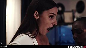 Black Girl Gets Double Penetration by Big Dick Futas