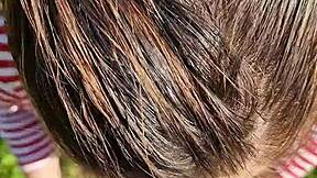 Fucked the Wet Girl in Her Little 18+ Slobbery Mouth on Hot Summer Day