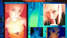 Big ass blonde step sister compilation contrasts wet pussy scenes